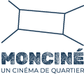logotype monciné un cinéma de quartier