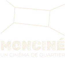 logotype monciné un cinéma de quartier